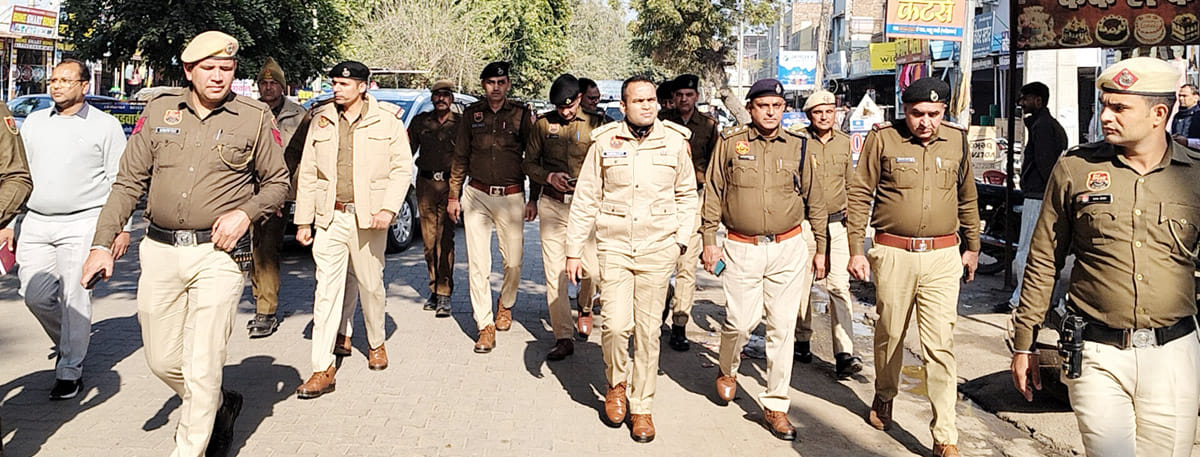 SP did a walking tour in Bhattukalan city