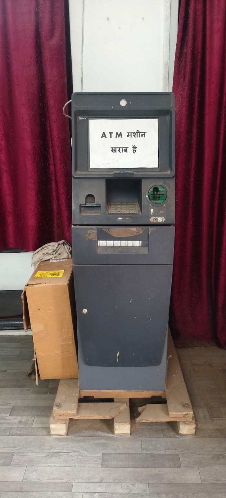 ATM closed for one and a half month, account holders upset