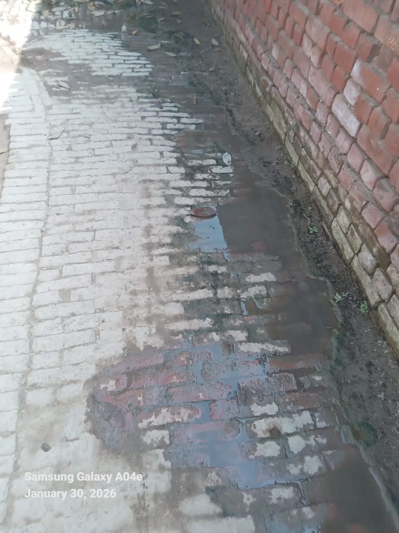 Villagers troubled by the dilapidated road appealed for justice.