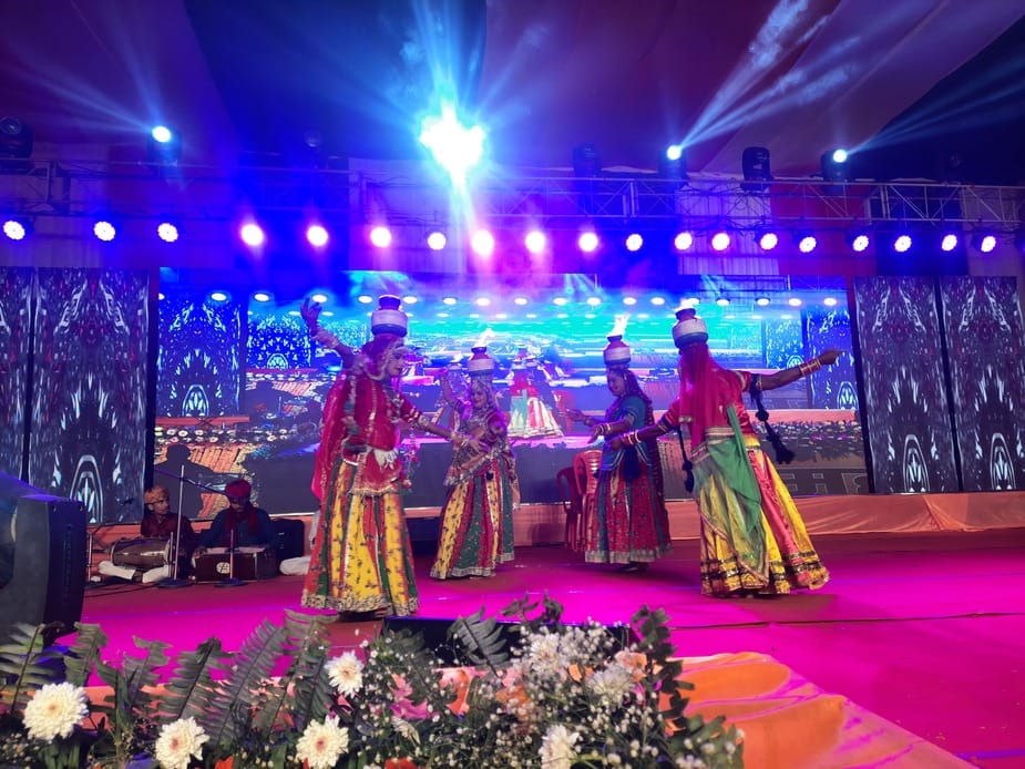Ankita Vajpayee's Awadhi folk dance enthralled the audience
