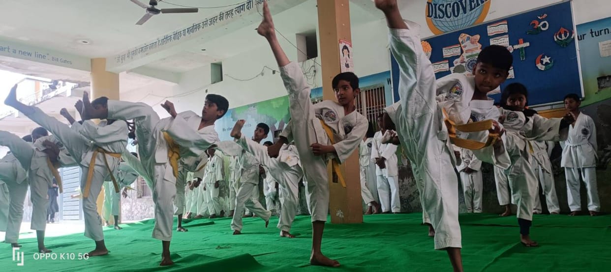 47 players showed their strength in Taekwondo