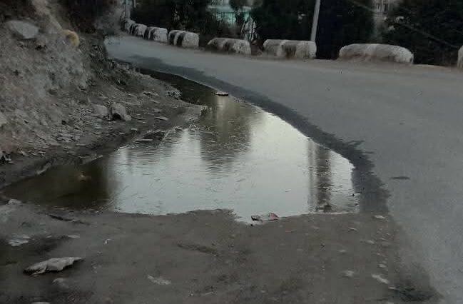 Saluni Bazaar drains overflow, road turns into drain