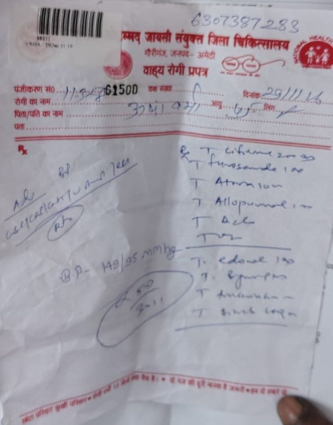 Prescribing outside medicine on government prescription