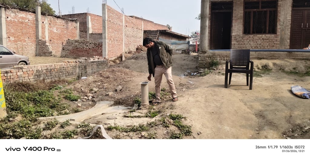 The hand pump has been lying open for six months in the name of repair, anger among the villagers.