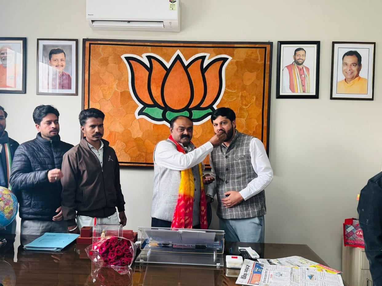 Newly appointed youth district secretary Ramdas Tyagi Advocate was welcomed.