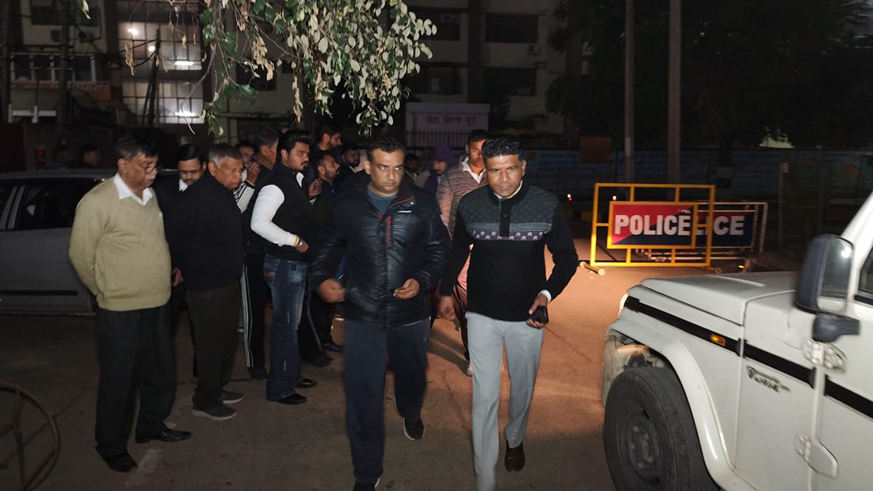 The Tehsildar of Raipur Rani has been arrested in connection with the illegal registration of 17 acres of land.