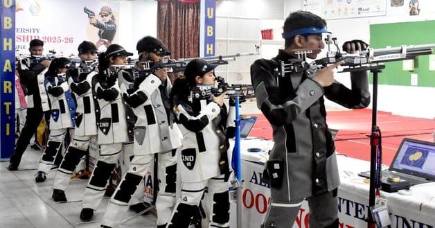 In shooting, Himanshu won the gold medal and Aishwarya won the silver medal.