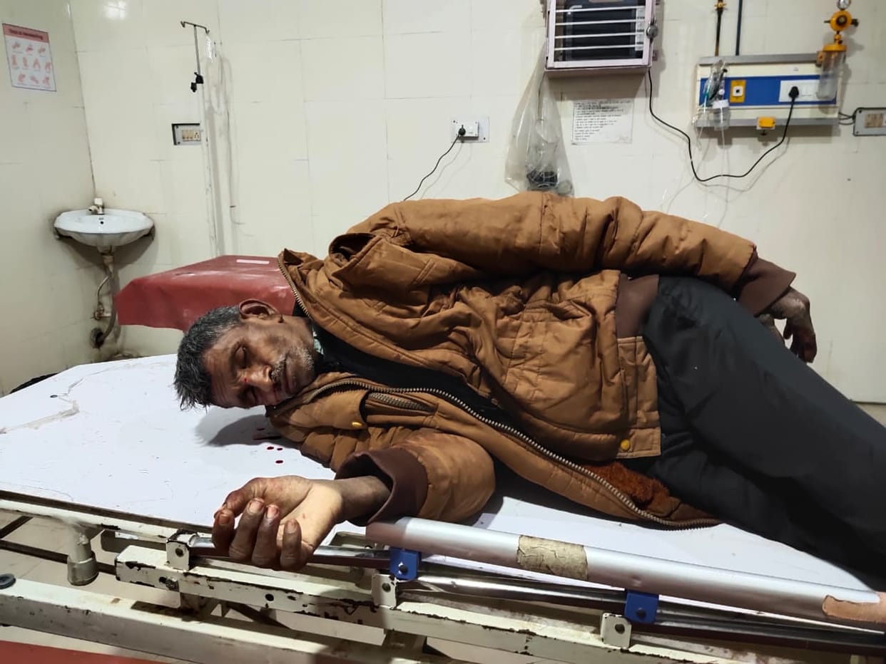 A young man died after being hit by a train, and an elderly man was injured in a bike collision.