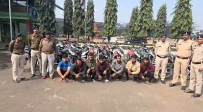 Police bust motorcycle theft and fake document racket seven accused arrested  in Raigarh