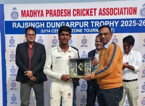 Arnav scored a hat-trick of centuries and hinted at a bright future.
