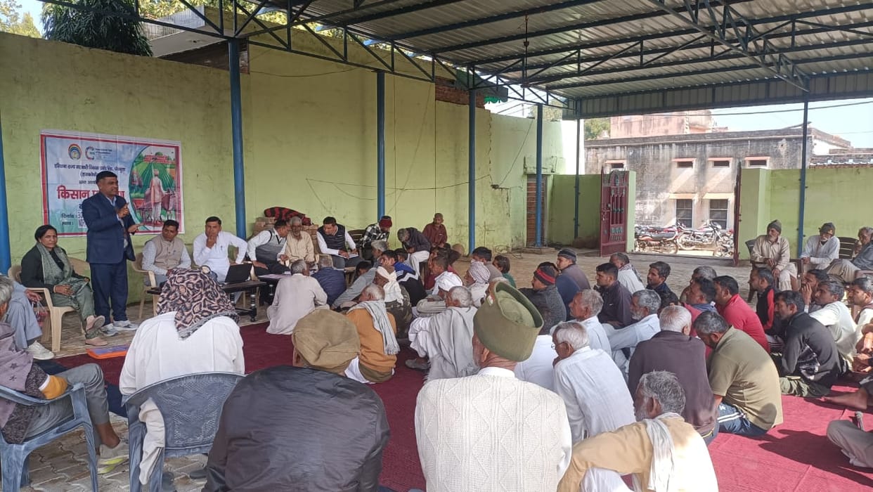 Farmers were made aware about modern farming and cooperation in the camp.
