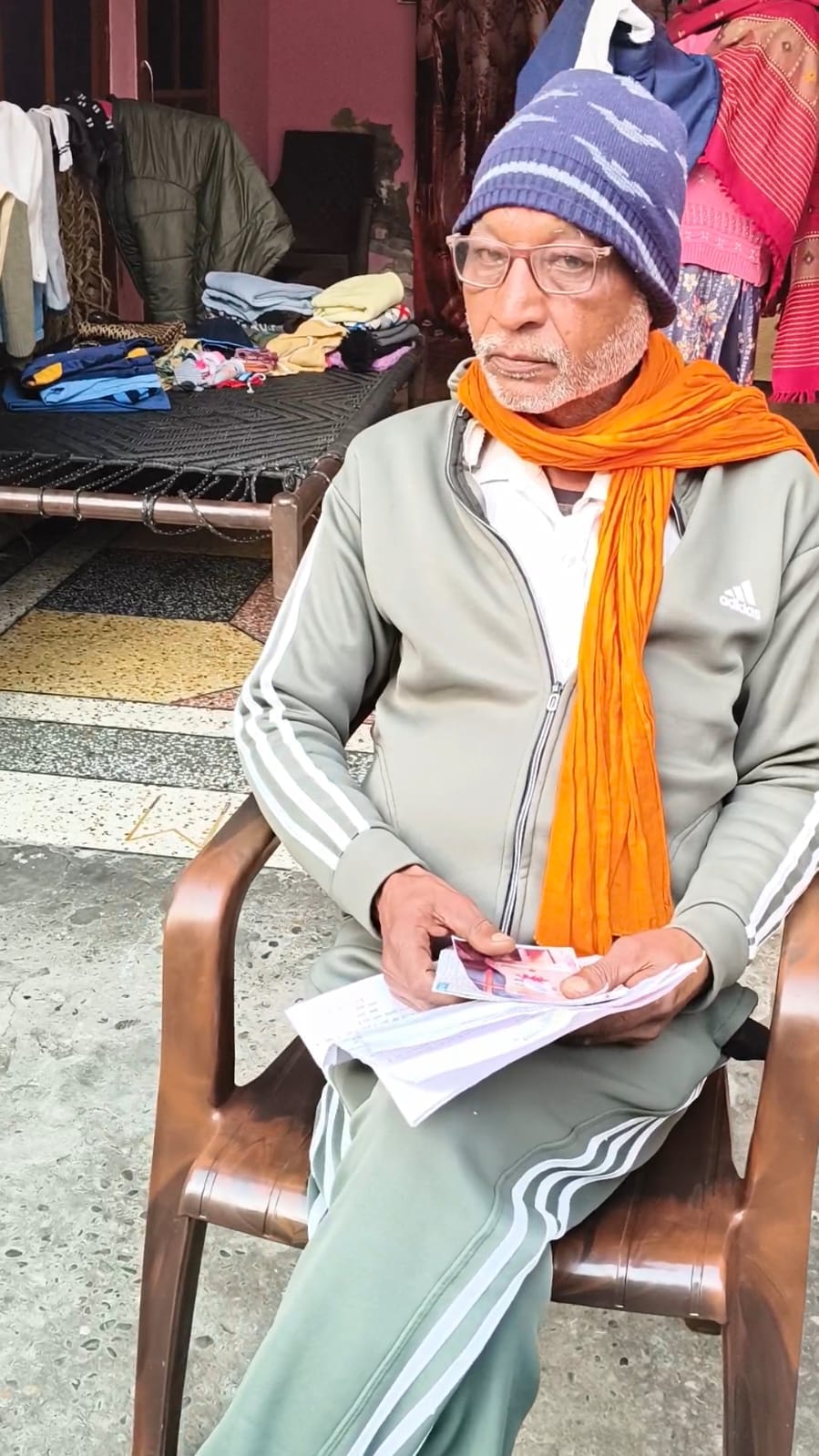 The last rites of a living father were performed, and offerings were made in Haridwar