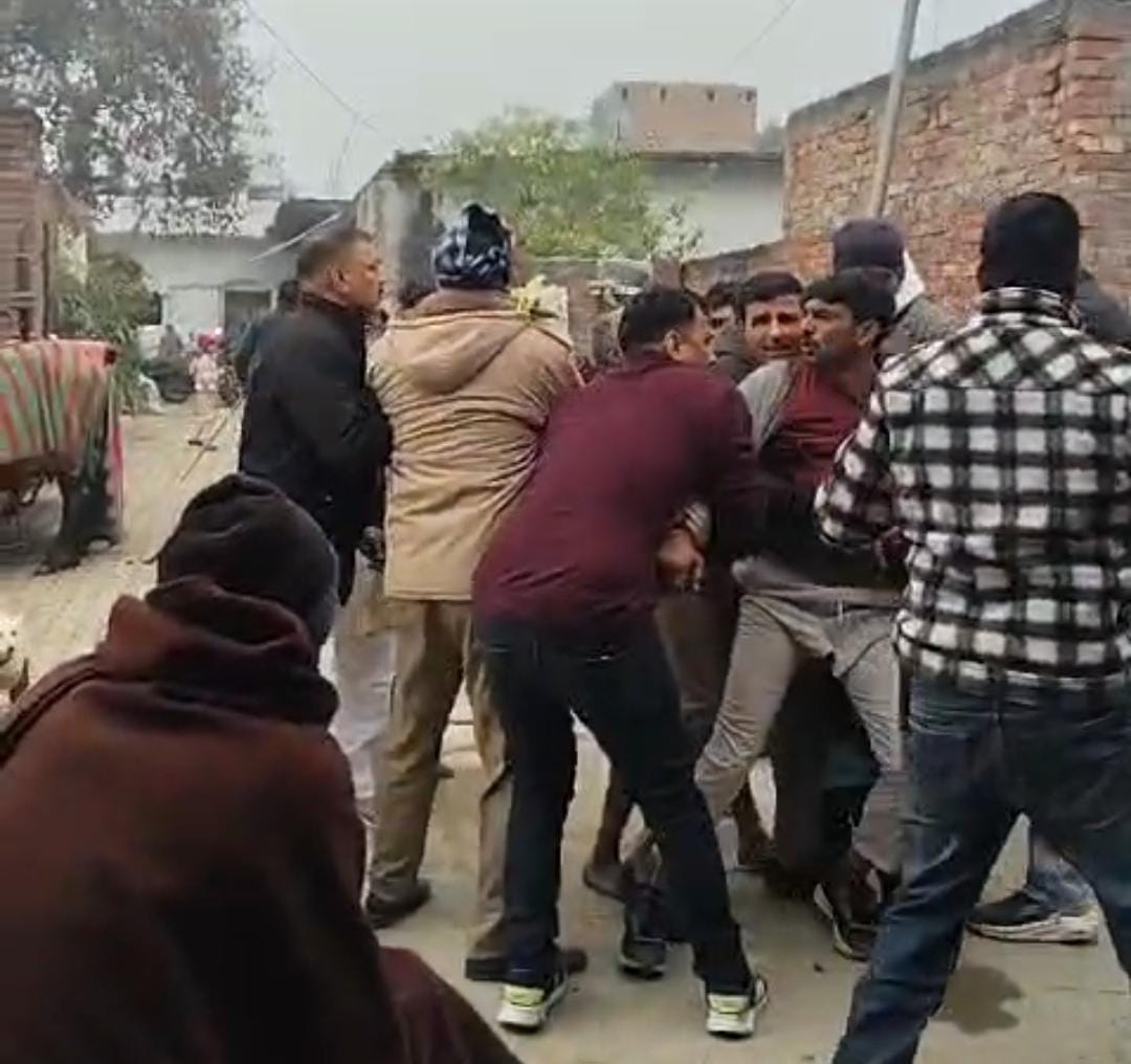 The in-laws clashed with the police who came to pick up the young man.