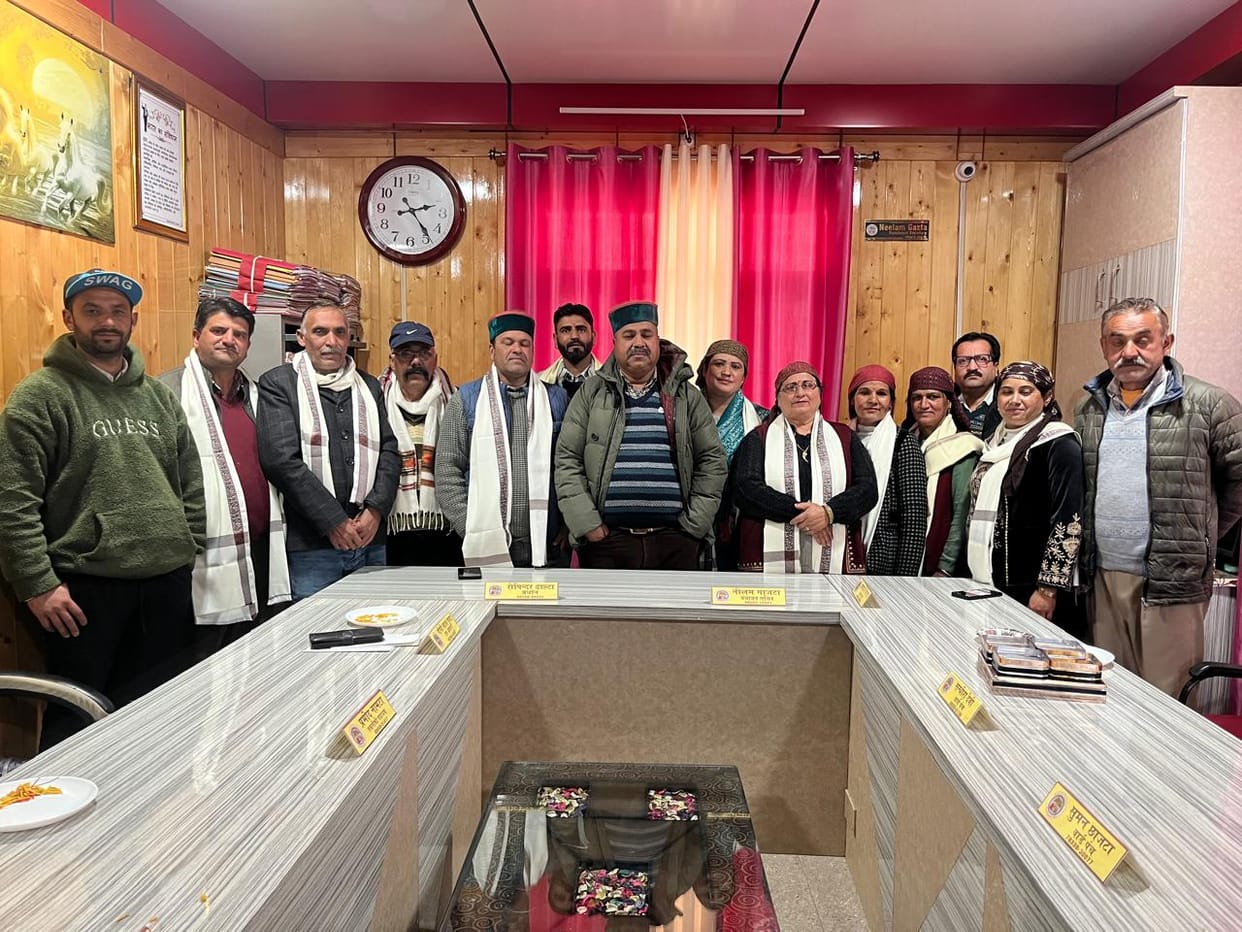 Panchayat representatives honored on completion of tenure in Kot Kayna