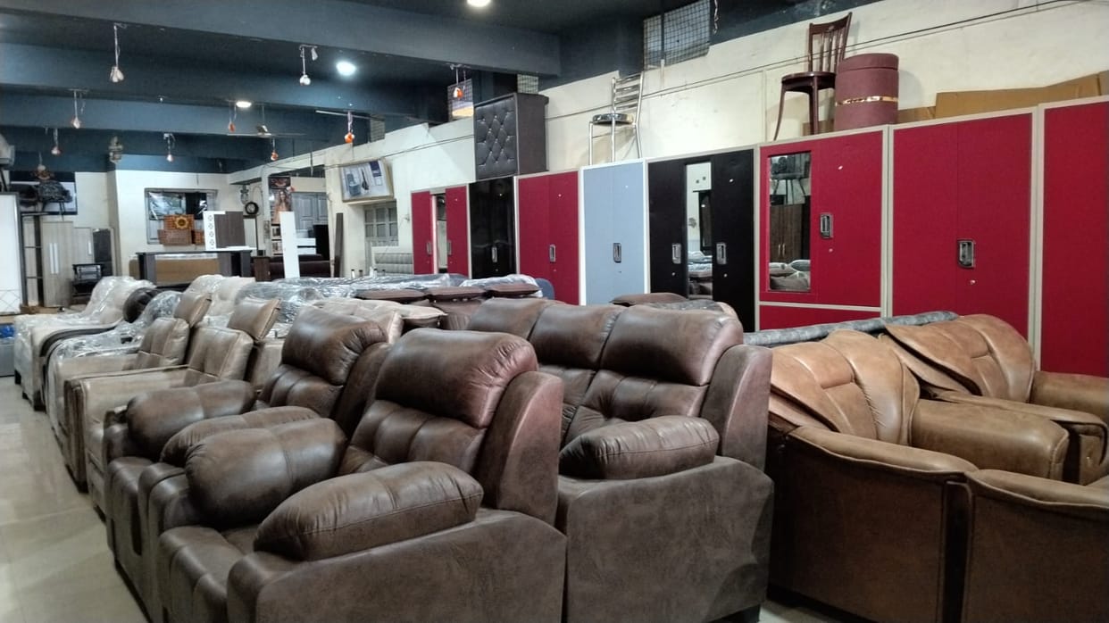 Fancy sofas are in high demand in low budgets, shopkeepers are getting them prepared on booking basis.