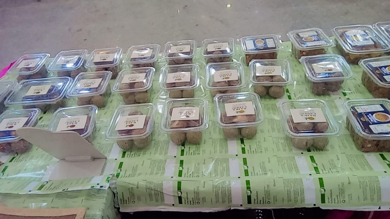 Rewari's millet laddus will be sold at the International Surajkund Fair.