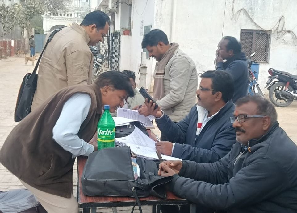 Voter lists were read out at 1,510 booths, and people filled out forms