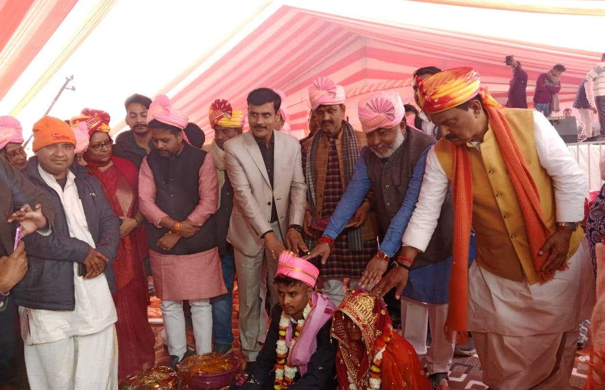 Two years later, 227 couples tied the knot in a mass wedding ceremony, verified through biometrics.