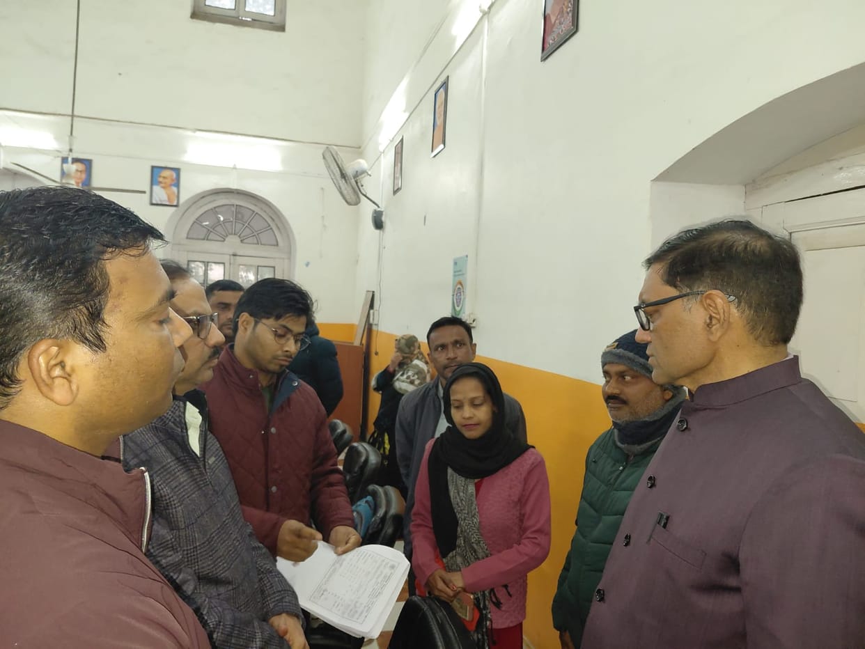 A special campaign was conducted at the polling booths, and voters submitted their forms.