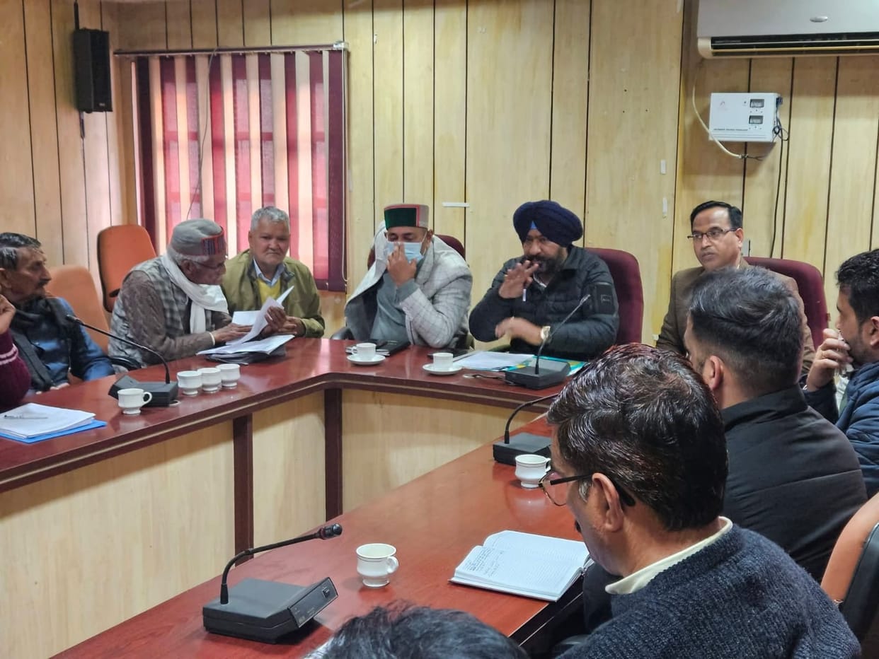 Meeting held to stop illegal mining in Nalagarh, consensus reached on taking strict action