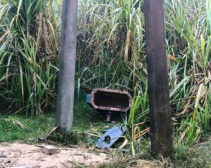 Valuable items stolen from the transformer at the tube well