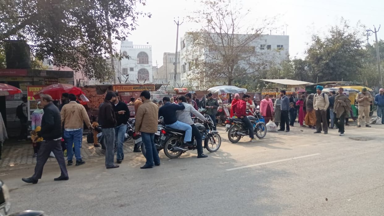 Transport services were affected as 50 percent of the buses from the district were diverted to Kurukshetra.