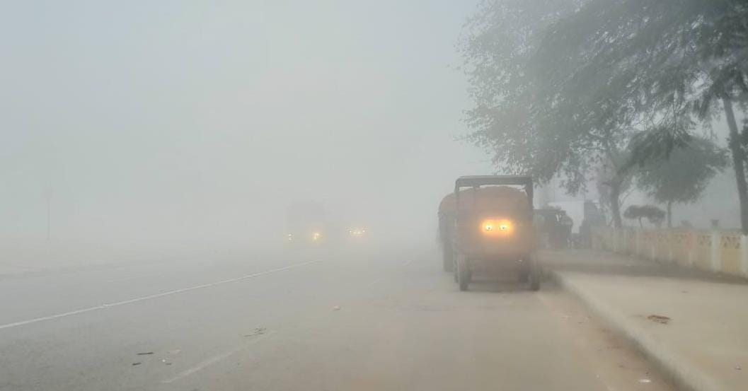 Fog returned again bringing cold