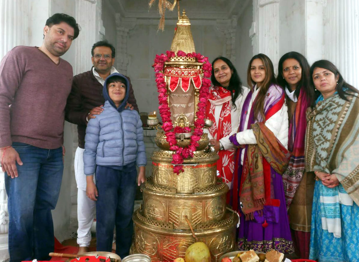 The consecration festival of Lord Neminath began with the Snatra Puja in Shauripur.