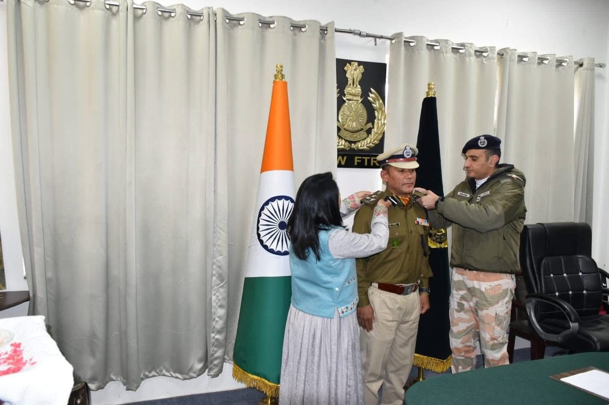 Lej, Tashi Namgyal, Appointed DIG, ITBP