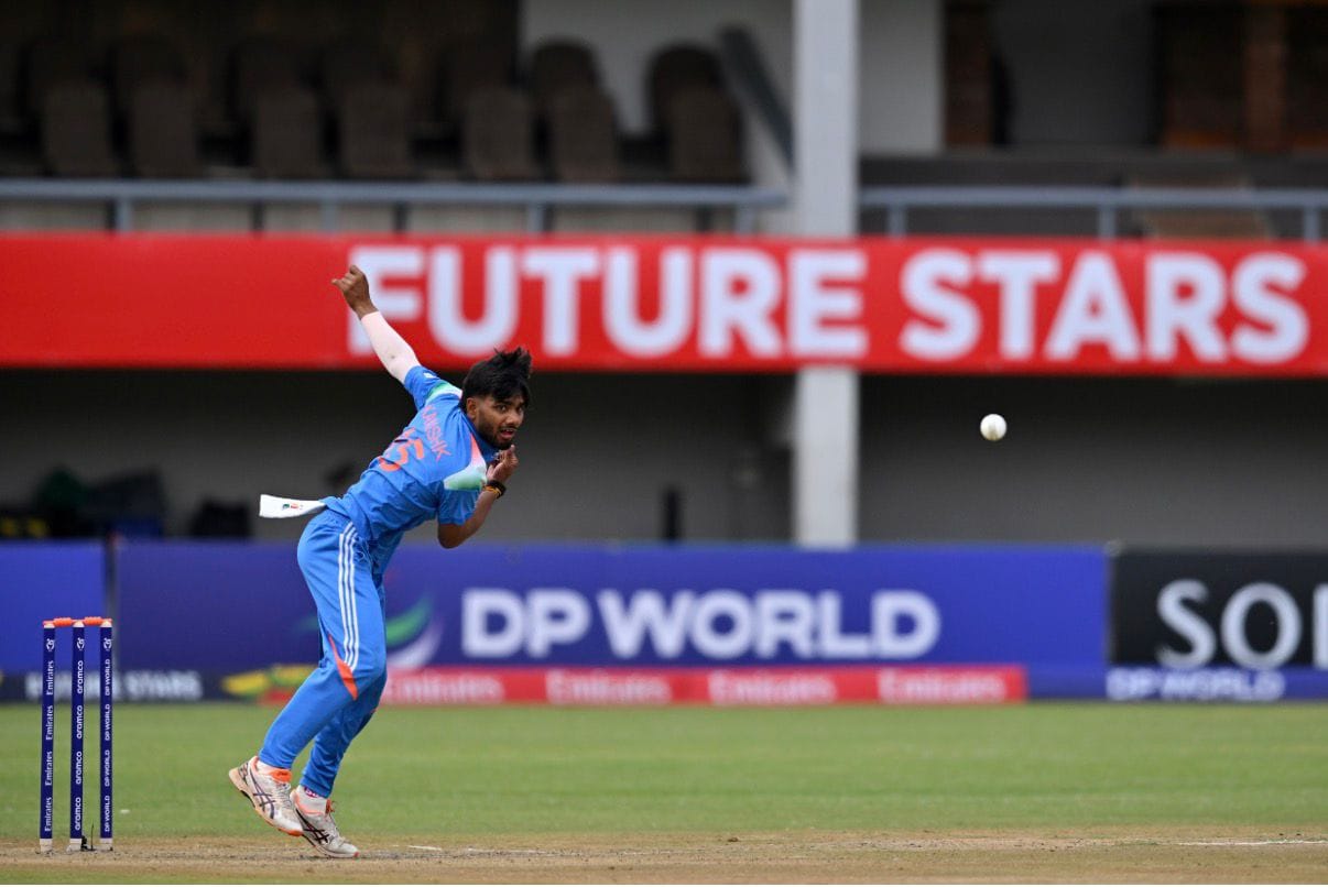 In the Under-19 World Cup, Kanishk scored 35 runs and took one wicket.