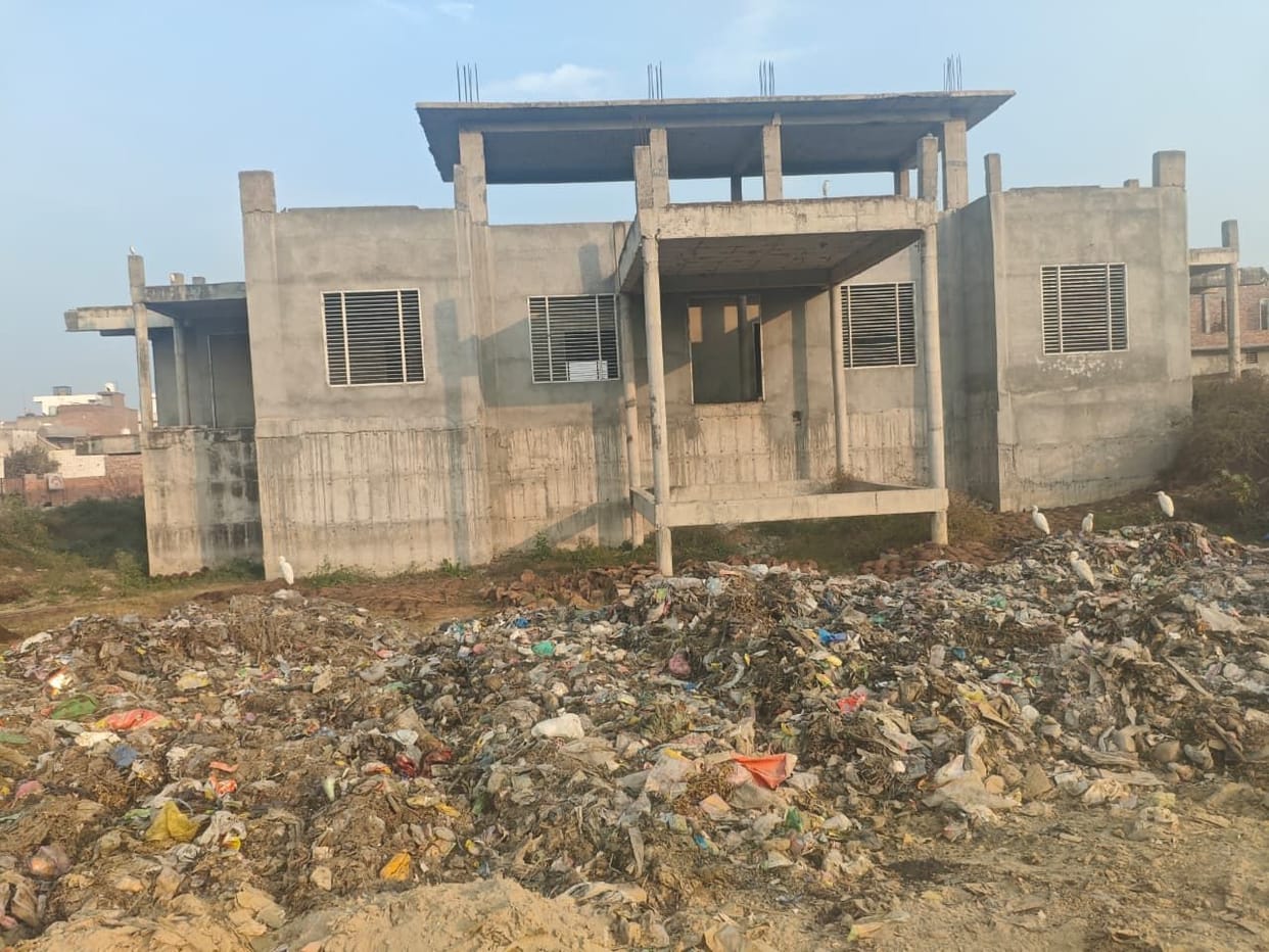 The construction of the community center in Ward Four is stalled due to lack of funds.
