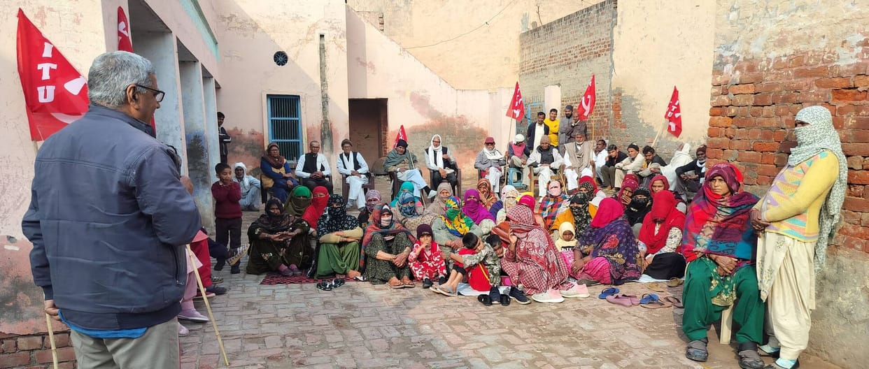 Public meetings were held in the villages to invite people to join the strike.