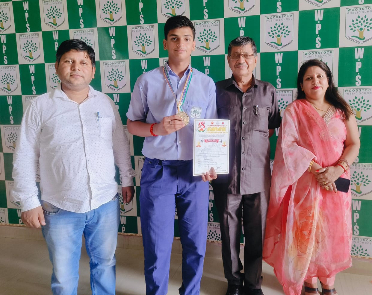 Hardik won the silver medal in the 82 kg weight category.