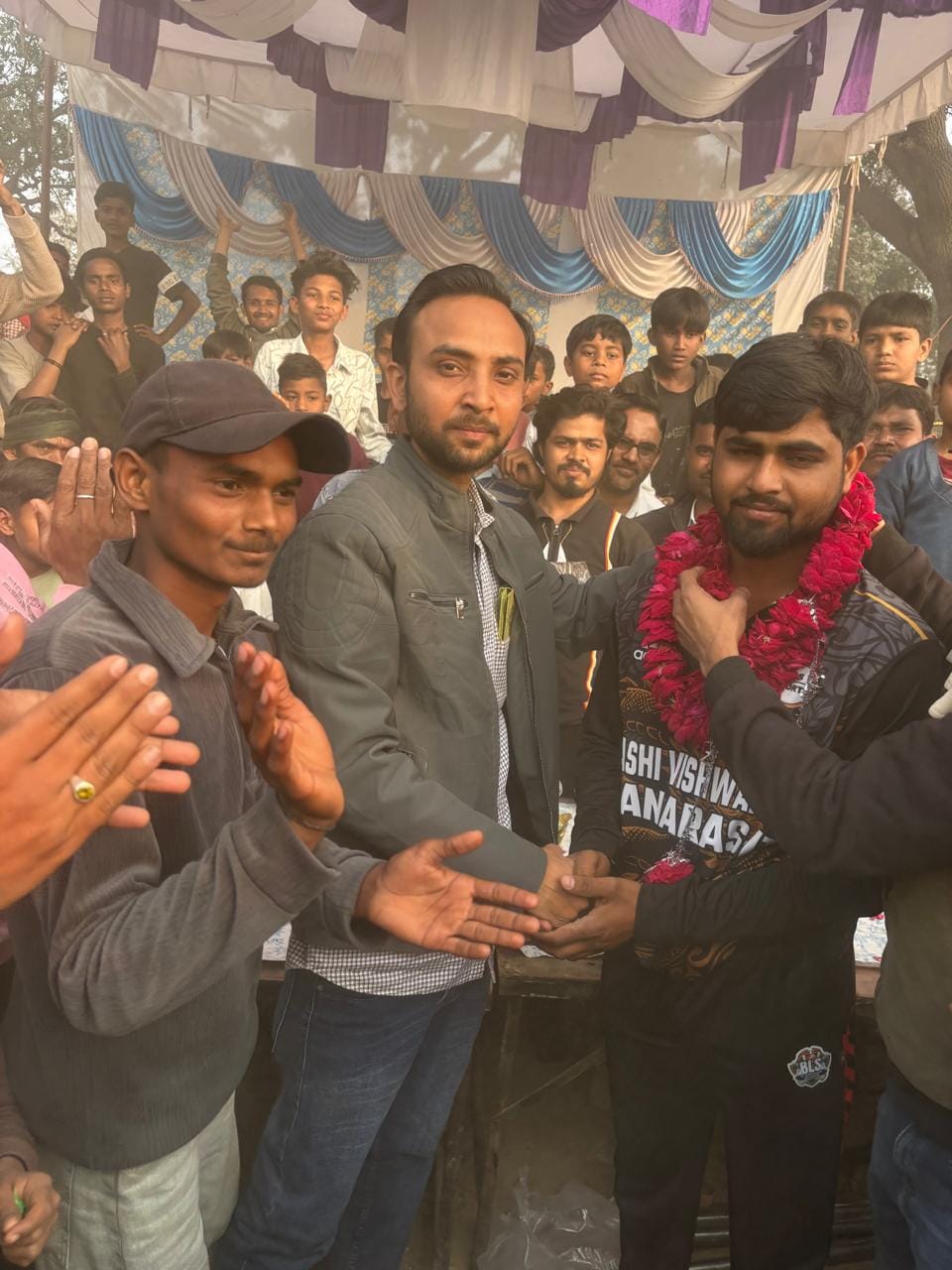 Sarpanch Eleven won the title of cricket tournamentSarpanch Eleven won the title of cricket tournament