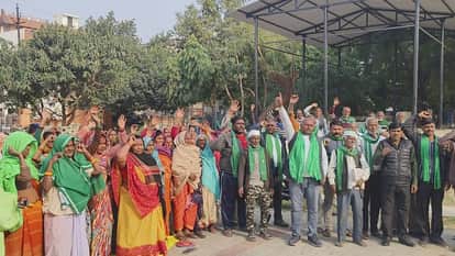 Protest against LDA, alleging negligence