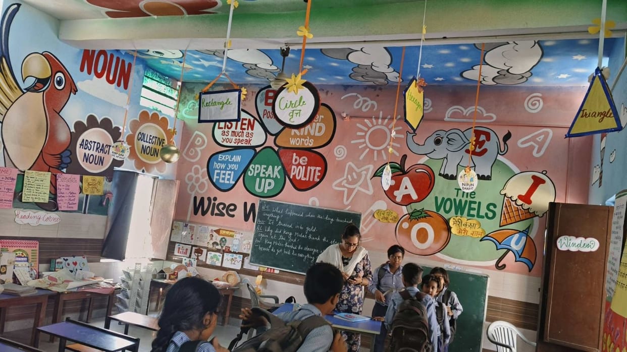 The government schools of Sehri and Nizampur Khurd secured first place in the block-level beautification award.