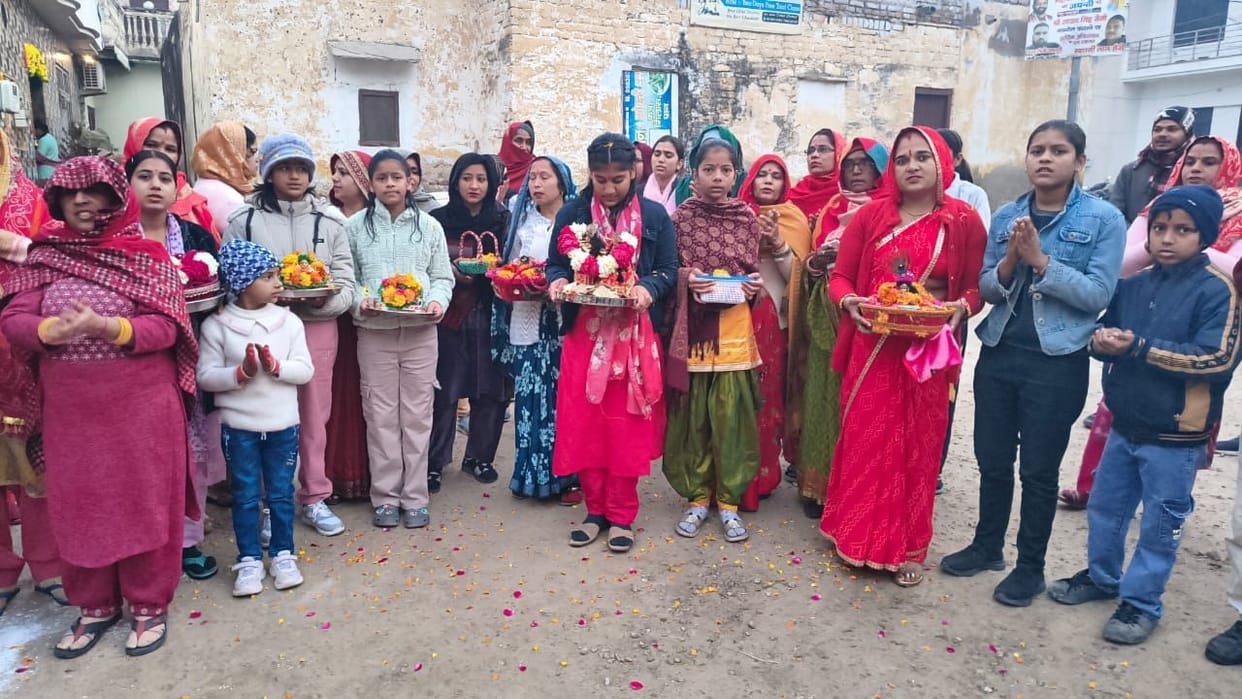 Chants of "Radha Rani ki Jai" echoed in Salampura.