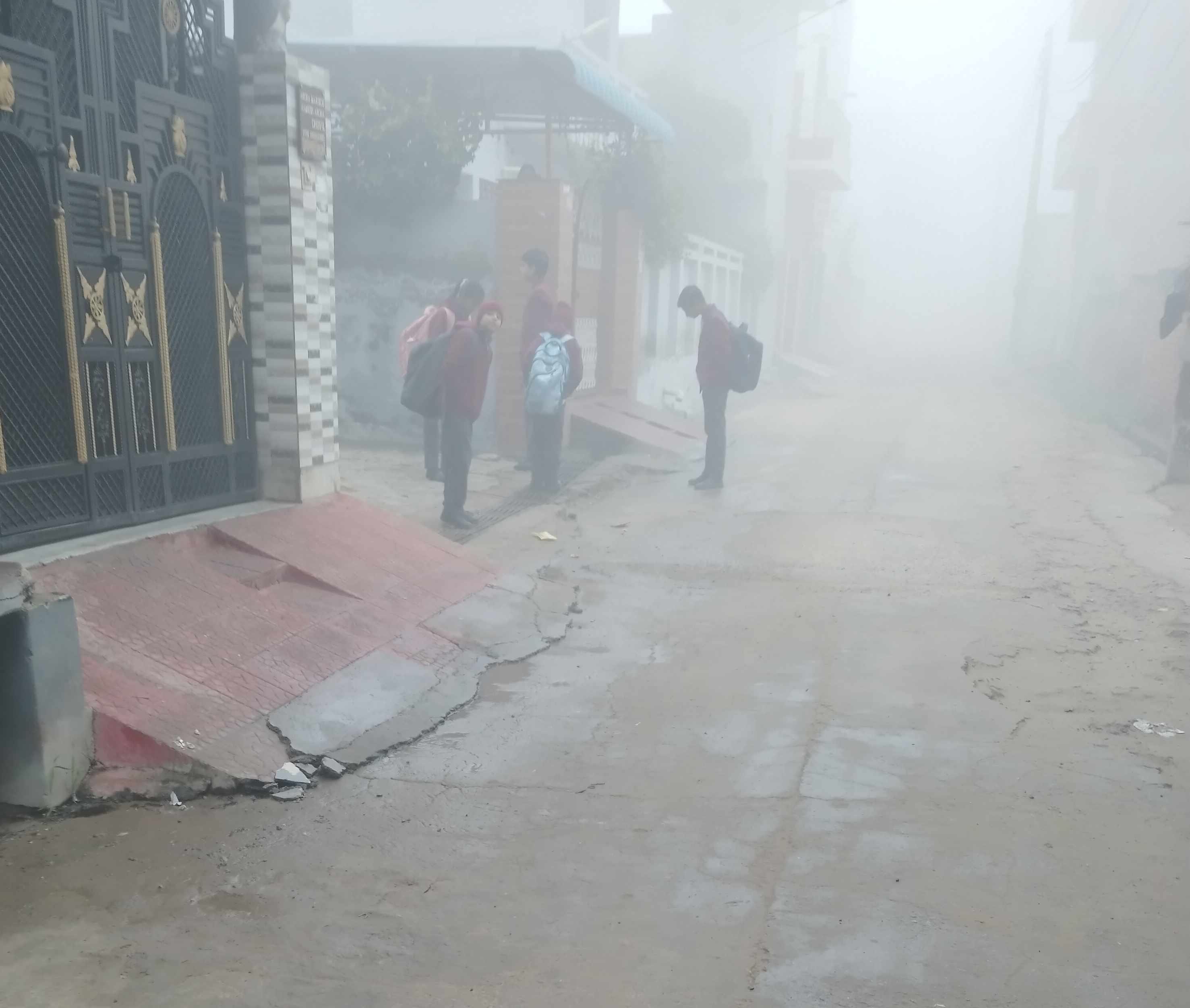 The cold weather has begun again, with temperatures dropping