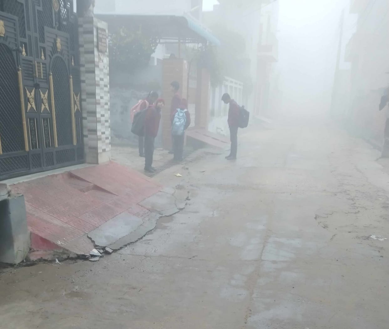The cold weather has begun again, with temperatures dropping