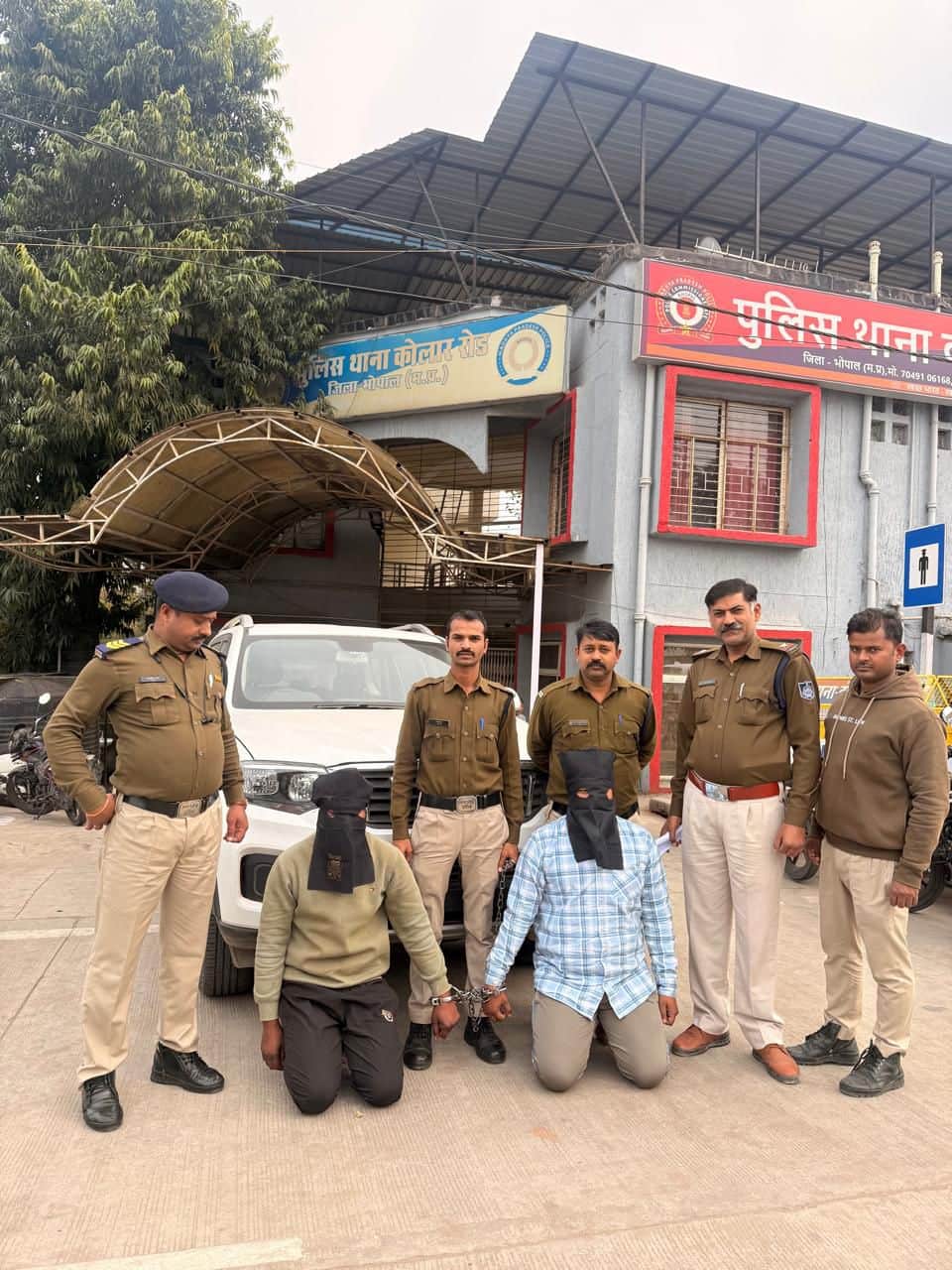 हमले के आरोपी पुलिस गिरफ्त में