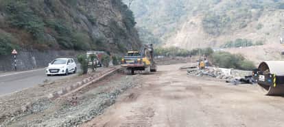 The second lane at Chakkimor will be restored in 15 days, 90% of the work is complete.