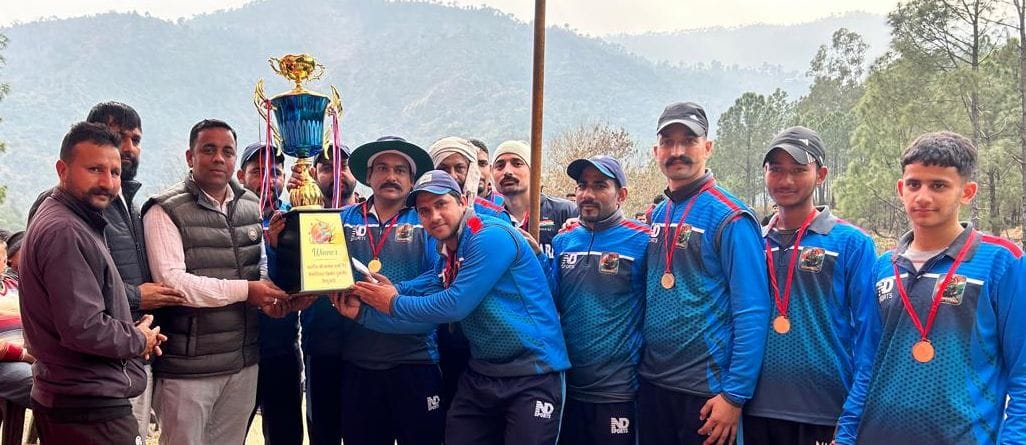 Rana XI won the title of cricket competition