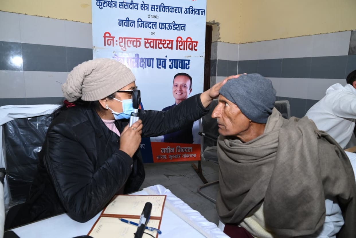 902 people benefited from the free health camp