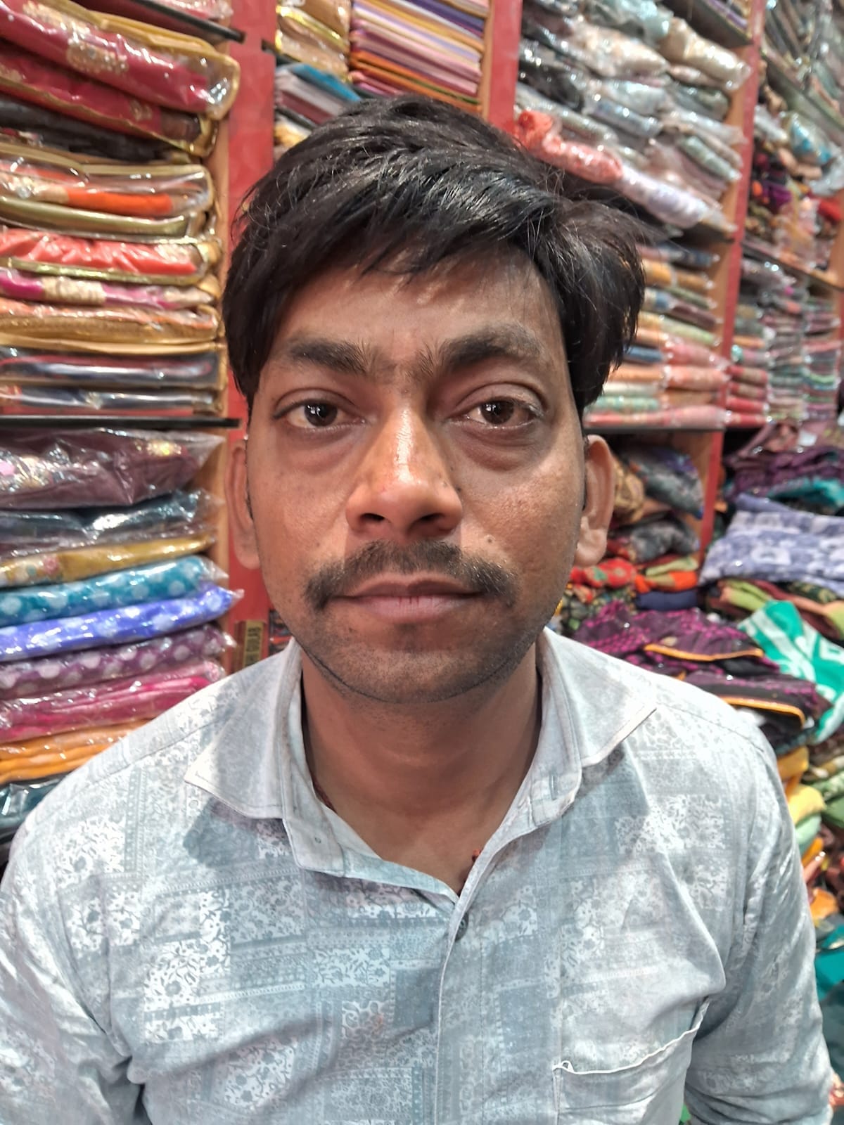 As the wedding season begins, saree shops are seeing a surge in customers.