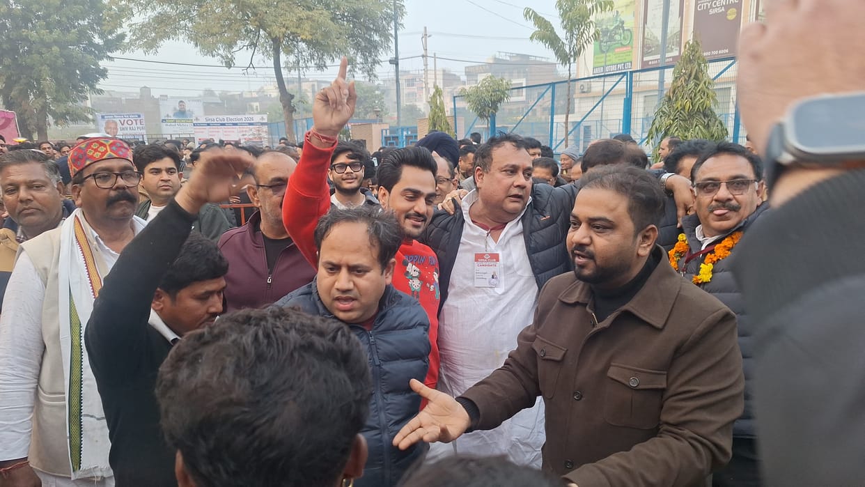 rajesh elected secretary of sirsa club