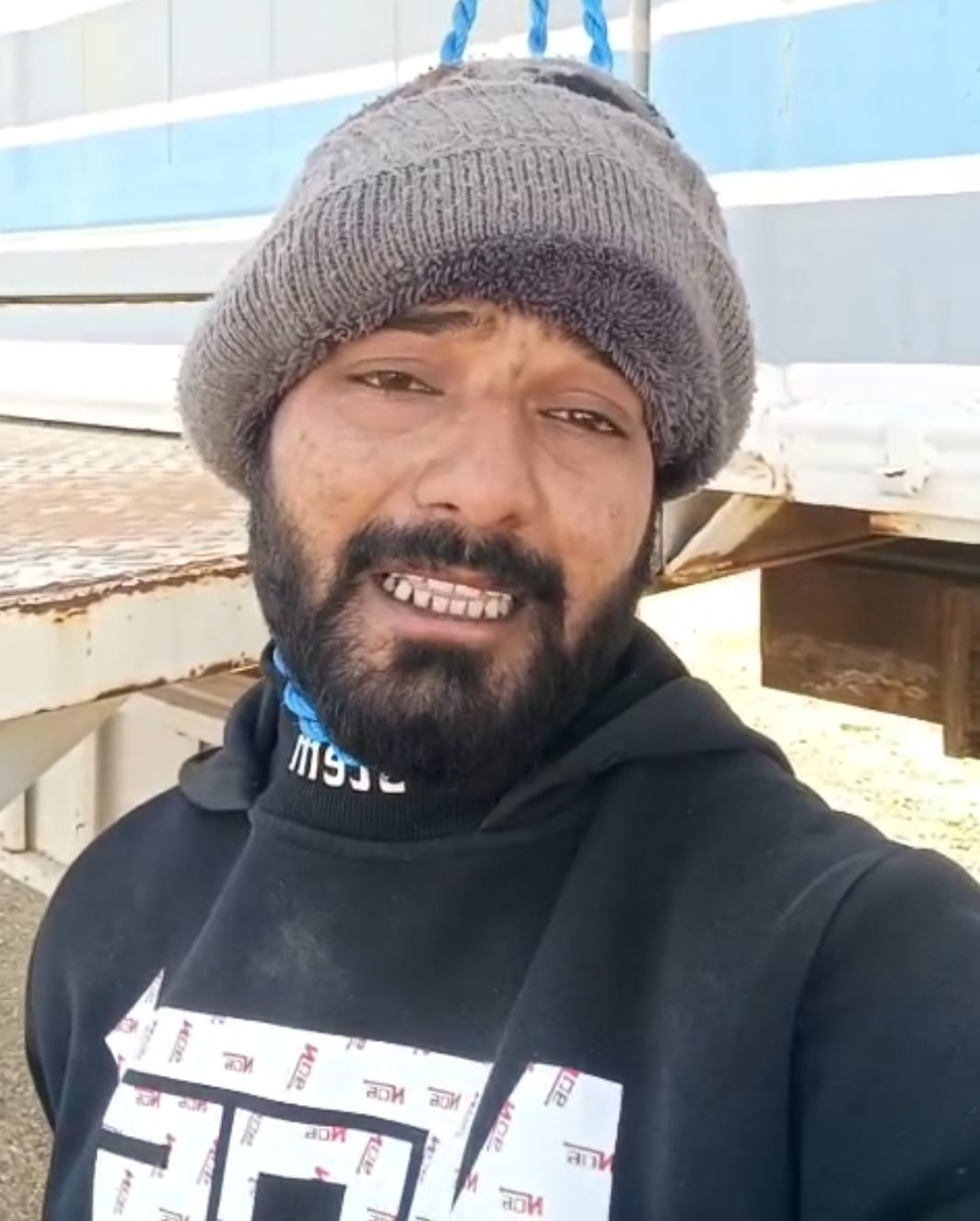 A young man stranded in Saudi Arabia sent a video of himself with a noose around his neck