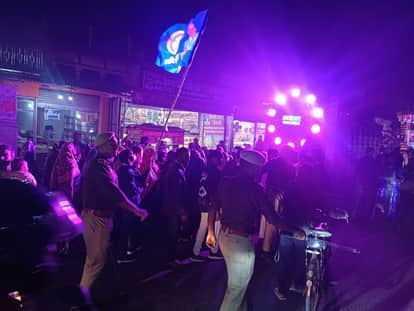 Sant Ravidas's tableau was taken out