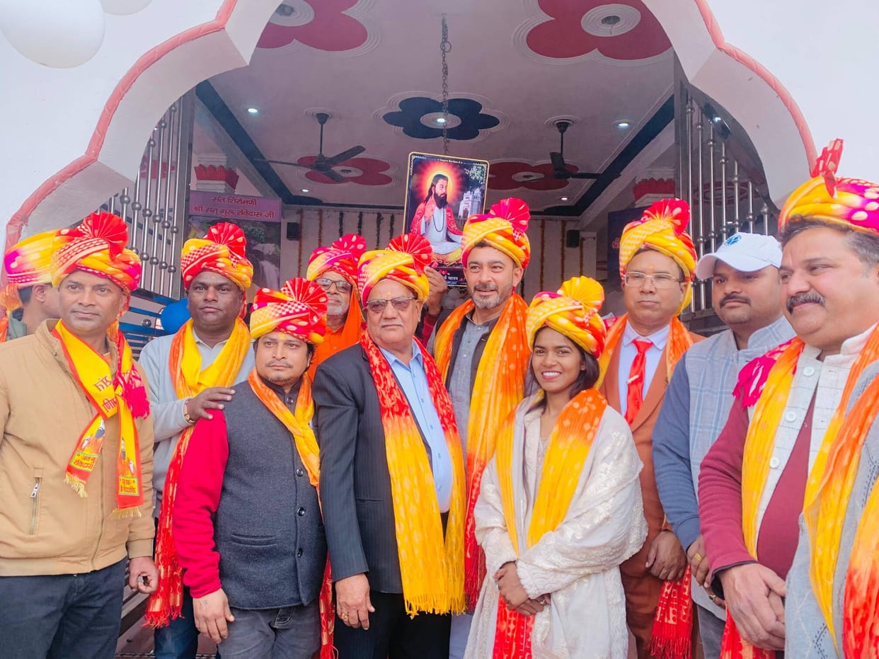 Procession taken out on the birth anniversary of Ravidas