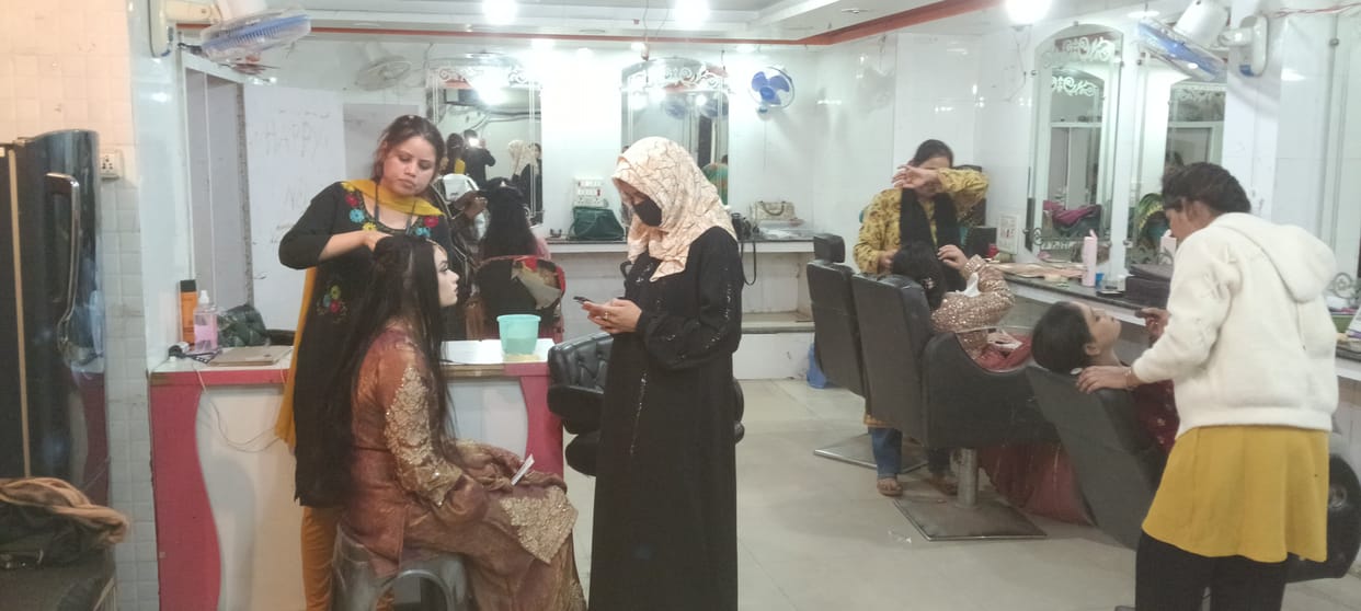 Beauty parlors are booming, calendars are full with advance bookings.