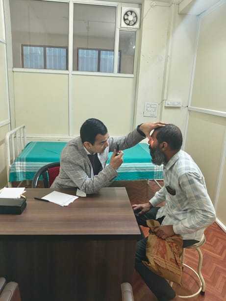 109 patients were examined in the medical camp.